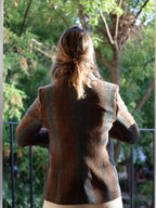 Veste Prague en laine, vue de dos — VALRIC