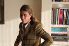 Vienna coat in cashmere and wool, worn indoors — VALRIC