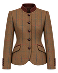 Austriaca Chelsea de tweed marrón, cachemir y lana, vista frontal — VALRIC