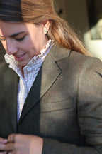 Cambridge wool jacket, front view — VALRIC