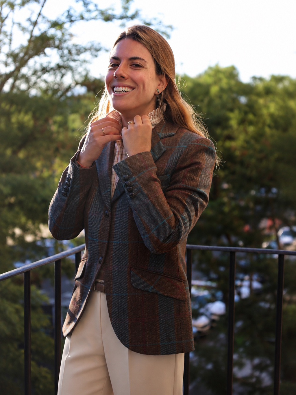 Veste Prague en laine, vue de face — VALRIC